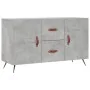 Engineered wood sideboard in concrete grey, 100x36x60 cm. by , Sideboards - Ref: Foro24-828144, Price: 84,23 €, Discount: %