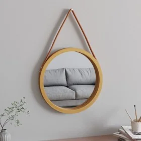 Wandspiegel mit goldenem Gurt Ø45 cm von , Spiegel - Ref: Foro24-351537, Preis: 31,47 €, Rabatt: %