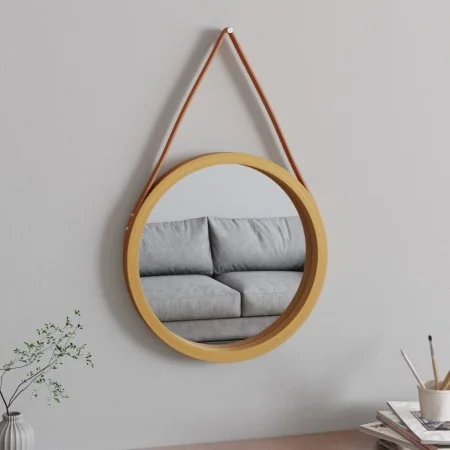 Wandspiegel mit goldenem Gurt Ø45 cm von , Spiegel - Ref: Foro24-351537, Preis: 31,47 €, Rabatt: %