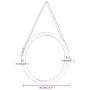 Wandspiegel mit goldenem Gurt Ø45 cm von , Spiegel - Ref: Foro24-351537, Preis: 31,47 €, Rabatt: %