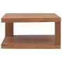 Solid teak wood coffee table 65x65x33 cm by , Coffee table - Ref: Foro24-326127, Price: 122,66 €, Discount: %