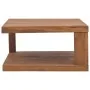 Solid teak wood coffee table 65x65x33 cm by , Coffee table - Ref: Foro24-326127, Price: 122,66 €, Discount: %