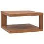 Solid teak wood coffee table 65x65x33 cm by , Coffee table - Ref: Foro24-326127, Price: 122,66 €, Discount: %