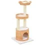 Cat scratcher with natural willow wood and sisal post by , Cat furniture - Ref: Foro24-170728, Price: 108,19 €, Discount: %