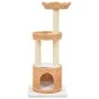 Cat scratcher with natural willow wood and sisal post by , Cat furniture - Ref: Foro24-170728, Price: 108,19 €, Discount: %