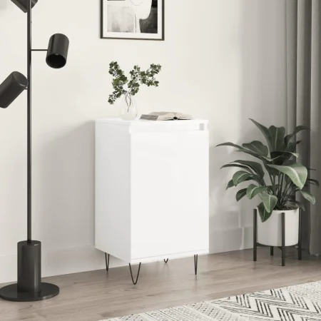 Engineered wood glossy white sideboard 40x35x70 cm by , Sideboards - Ref: Foro24-831056, Price: 55,71 €, Discount: %