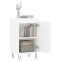 Engineered wood glossy white sideboard 40x35x70 cm by , Sideboards - Ref: Foro24-831056, Price: 55,71 €, Discount: %