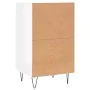 Engineered wood glossy white sideboard 40x35x70 cm by , Sideboards - Ref: Foro24-831056, Price: 55,71 €, Discount: %