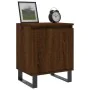 Bedside table 2 units engineered wood oak brown 40x30x50cm by , Nightstands - Ref: Foro24-826859, Price: 53,01 €, Discount: %