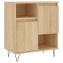 Eichenholz-Sideboard aus Sperrholz Sonoma 60x35x70 cm von , Sideboards - Ref: Foro24-831191, Preis: 65,45 €, Rabatt: %