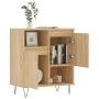 Eichenholz-Sideboard aus Sperrholz Sonoma 60x35x70 cm von , Sideboards - Ref: Foro24-831191, Preis: 65,45 €, Rabatt: %