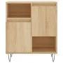 Eichenholz-Sideboard aus Sperrholz Sonoma 60x35x70 cm von , Sideboards - Ref: Foro24-831191, Preis: 65,45 €, Rabatt: %