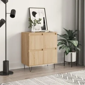Eichenholz-Sideboard aus Sperrholz Sonoma 60x35x70 cm von , Sideboards - Ref: Foro24-831215, Preis: 72,25 €, Rabatt: %