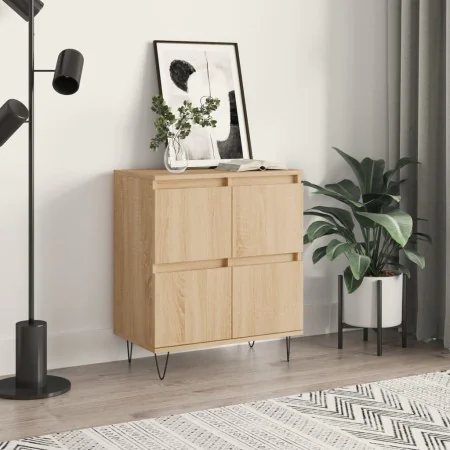 Eichenholz-Sideboard aus Sperrholz Sonoma 60x35x70 cm von , Sideboards - Ref: Foro24-831215, Preis: 72,25 €, Rabatt: %