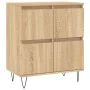 Eichenholz-Sideboard aus Sperrholz Sonoma 60x35x70 cm von , Sideboards - Ref: Foro24-831215, Preis: 72,25 €, Rabatt: %
