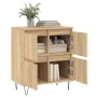 Eichenholz-Sideboard aus Sperrholz Sonoma 60x35x70 cm von , Sideboards - Ref: Foro24-831215, Preis: 72,25 €, Rabatt: %