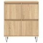 Eichenholz-Sideboard aus Sperrholz Sonoma 60x35x70 cm von , Sideboards - Ref: Foro24-831215, Preis: 72,25 €, Rabatt: %