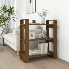 Regal aus Pinienholz in Honigbraun, 80x35x91 cm von , Bücherregale und Regale - Ref: Foro24-813902, Preis: 46,73 €, Rabatt: %