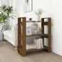 Shelving / space divider pine honey brown 80x35x91 cm by , Bookcases and shelves - Ref: Foro24-813902, Price: 46,74 €, Discou...