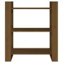 Shelving / space divider pine honey brown 80x35x91 cm by , Bookcases and shelves - Ref: Foro24-813902, Price: 46,74 €, Discou...
