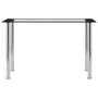 Esstisch aus schwarzem transparentem gehärtetem Glas 120x60x75 cm. von , Küchen- und Esstische - Ref: Foro24-281851, Preis: 1...