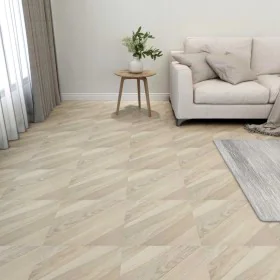 Self-adhesive PVC pallets 20 units 1.86 m² beige stripes by , Floors and carpets - Ref: Foro24-330133, Price: 34,85 €, Discou...