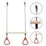 Swing trapeze with rings by , Baby Activity Toys - Ref: Foro24-93153, Price: 26,96 €, Discount: %