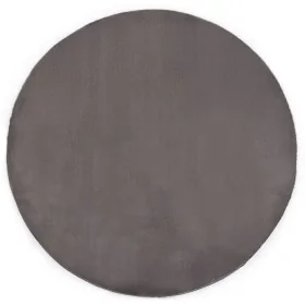 Alfombra de pelo sintético de conejo gris oscuro 160 cm de , Alfombras - Ref: Foro24-285094, Precio: 73,53 €, Descuento: %