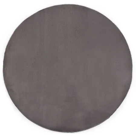 Dark gray synthetic rabbit fur rug 160 cm by , Rugs - Ref: Foro24-285094, Price: 73,53 €, Discount: %