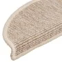 Selbstklebende Treppenmatte, 15 Stück, hellbeige, 56x17x3 cm. von , Treppenmatten - Ref: Foro24-326897, Preis: 91,54 €, Rabat...