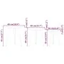 Juego de mesitas auxiliares 3 piezas MDF y hierro gris de , Mesas auxiliares - Ref: Foro24-286095, Precio: 69,16 €, Descuento: %