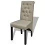Sillas de comedor 2 unidades de tela beige de , Sillas de comedor - Ref: Foro24-240556, Precio: 185,14 €, Descuento: %