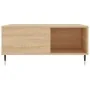 Oak Sonoma plywood coffee table 80x80x36.5 cm by , Coffee table - Ref: Foro24-830775, Price: 71,58 €, Discount: %