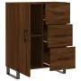 Engineered wood brown oak sideboard 69.5x34x90 cm by , Sideboards - Ref: Foro24-827947, Price: 105,81 €, Discount: %