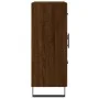 Engineered wood brown oak sideboard 69.5x34x90 cm by , Sideboards - Ref: Foro24-827947, Price: 105,81 €, Discount: %
