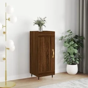 Engineered wood brown oak sideboard 34.5x34x90 cm by , Sideboards - Ref: Foro24-830427, Price: 61,41 €, Discount: %