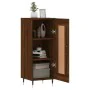 Engineered wood brown oak sideboard 34.5x34x90 cm by , Sideboards - Ref: Foro24-830427, Price: 61,41 €, Discount: %