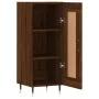Engineered wood brown oak sideboard 34.5x34x90 cm by , Sideboards - Ref: Foro24-830427, Price: 61,41 €, Discount: %