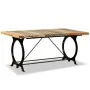 Solid recycled wood dining table 180 cm by , Kitchen and dining tables - Ref: Foro24-244800, Price: 446,07 €, Discount: %
