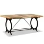 Solid recycled wood dining table 180 cm by , Kitchen and dining tables - Ref: Foro24-244800, Price: 446,07 €, Discount: %
