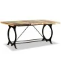 Solid recycled wood dining table 180 cm by , Kitchen and dining tables - Ref: Foro24-244800, Price: 446,07 €, Discount: %