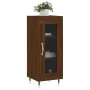Aparador madera de ingeniería marrón roble 34,5x34x90 cm de , Aparadores - Ref: Foro24-828779, Precio: 60,42 €, Descuento: %