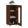 Engineered wood brown oak sideboard 34.5x34x90 cm by , Sideboards - Ref: Foro24-828779, Price: 60,42 €, Discount: %