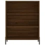 Estantería madera de ingeniería roble marrón 69,5x32,5x90 cm de , Aparadores - Ref: Foro24-828379, Precio: 61,87 €, Descuento: %