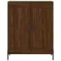 Engineered wood brown oak sideboard 69.5x34x90 cm by , Sideboards - Ref: Foro24-830211, Price: 89,16 €, Discount: %