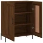 Engineered wood brown oak sideboard 69.5x34x90 cm by , Sideboards - Ref: Foro24-830211, Price: 89,16 €, Discount: %