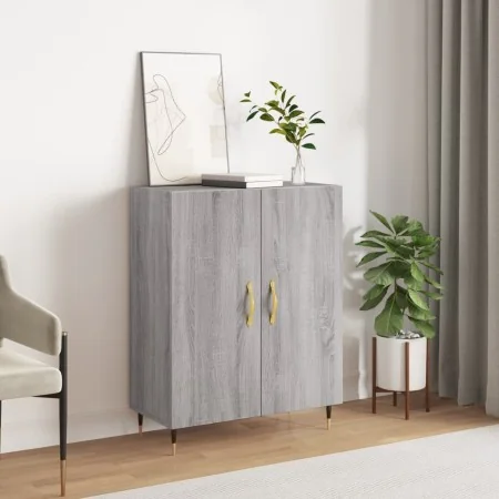 Ingenieurholz-Sideboard in Sonoma-Grau 69,5x34x90 cm von , Sideboards - Ref: Foro24-827706, Preis: 79,01 €, Rabatt: %