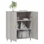 Ingenieurholz-Sideboard in Sonoma-Grau 69,5x34x90 cm von , Sideboards - Ref: Foro24-827706, Preis: 79,01 €, Rabatt: %