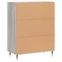 Ingenieurholz-Sideboard in Sonoma-Grau 69,5x34x90 cm von , Sideboards - Ref: Foro24-827706, Preis: 79,01 €, Rabatt: %