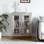 Engineered wood sideboard in Sonoma grey 69.5x34x90 cm by , Sideboards - Ref: Foro24-827786, Price: 86,21 €, Discount: %